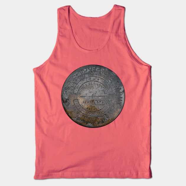 Army Corps of Engineers Survey Mark Tank Top by Enzwell